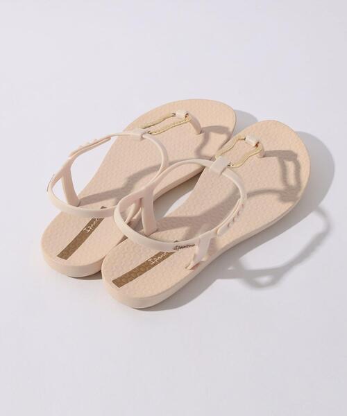IPANEMA（イパネマ）の「＜Ipanema＞メタルモチーフ トングサンダル（サンダル・レディース・ブラック/ベージュ・23cm/24cm/24.5cm）」の6枚目の写真