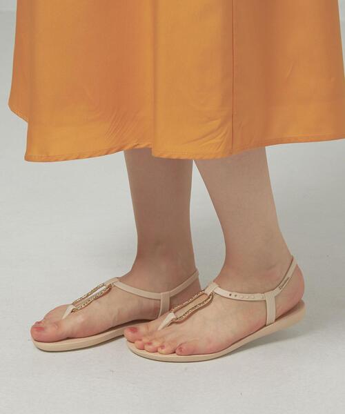 IPANEMA（イパネマ）の「＜Ipanema＞メタルモチーフ トングサンダル（サンダル・レディース・ブラック/ベージュ・23cm/24cm/24.5cm）」の12枚目の写真
