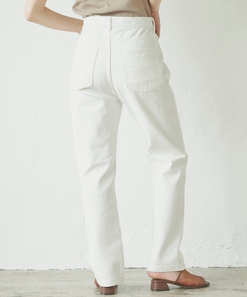 LIPSTAR（リップスター）の「11OZストレートフィットデニムパンツ（デニムパンツ・レディース・ネイビー/オフホワイト/ブルー・S/M/SS）」の4枚目の写真