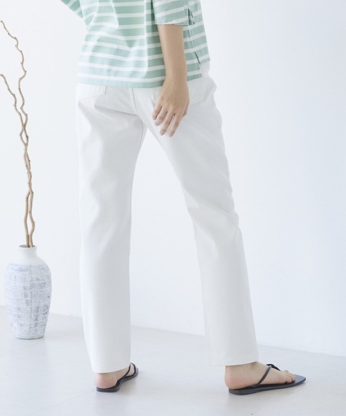 LIPSTAR（リップスター）の「11OZストレートフィットデニムパンツ（デニムパンツ・レディース・ネイビー/オフホワイト/ブルー・S/M/SS）」の8枚目の写真