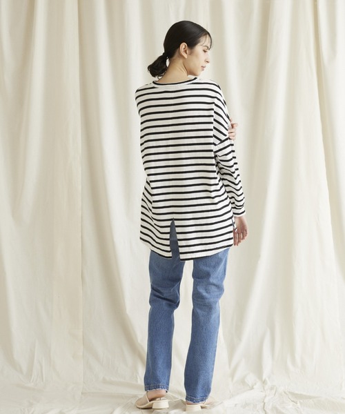 LIPSTAR（リップスター）の「11OZストレートフィットデニムパンツ（デニムパンツ・レディース・ネイビー/オフホワイト/ブルー・S/M/SS）」の11枚目の写真