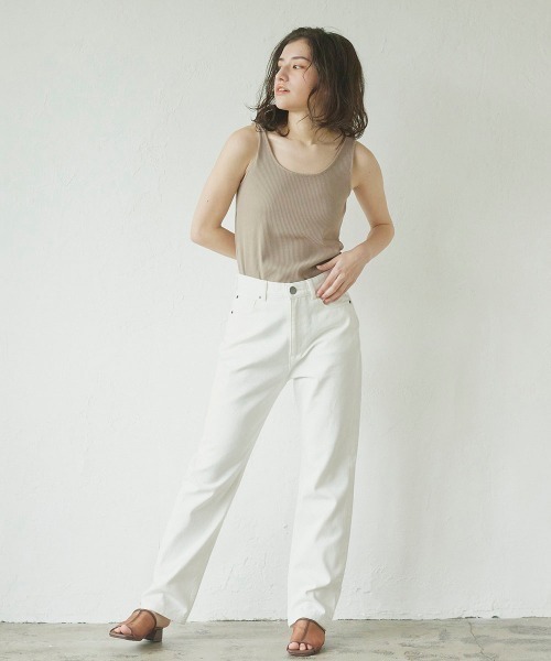 LIPSTAR（リップスター）の「11OZストレートフィットデニムパンツ（デニムパンツ・レディース・ネイビー/オフホワイト/ブルー・S/M/SS）」の13枚目の写真