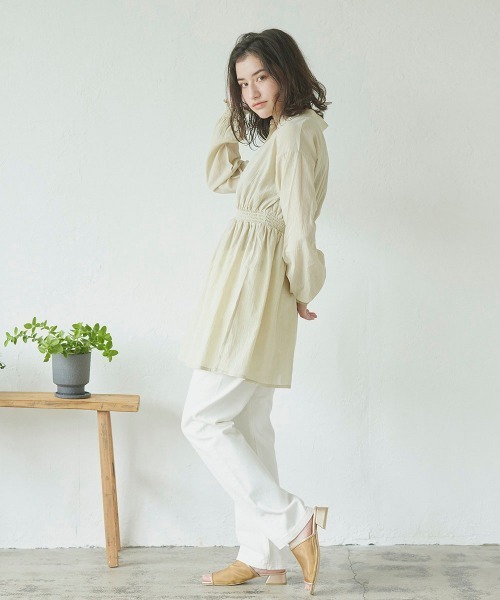 LIPSTAR（リップスター）の「11OZストレートフィットデニムパンツ（デニムパンツ・レディース・ネイビー/オフホワイト/ブルー・S/M/SS）」の17枚目の写真