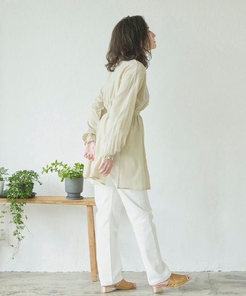 LIPSTAR（リップスター）の「11OZストレートフィットデニムパンツ（デニムパンツ・レディース・ネイビー/オフホワイト/ブルー・S/M/SS）」の18枚目の写真