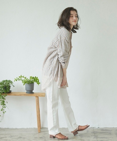 LIPSTAR（リップスター）の「11OZストレートフィットデニムパンツ（デニムパンツ・レディース・ネイビー/オフホワイト/ブルー・S/M/SS）」の20枚目の写真