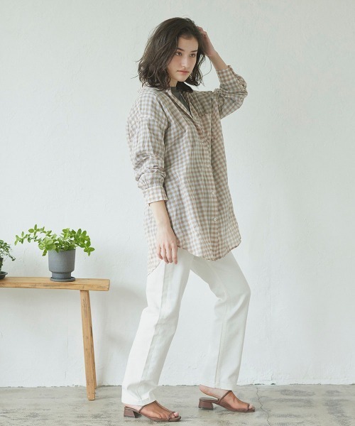 LIPSTAR（リップスター）の「11OZストレートフィットデニムパンツ（デニムパンツ・レディース・ネイビー/オフホワイト/ブルー・S/M/SS）」の21枚目の写真