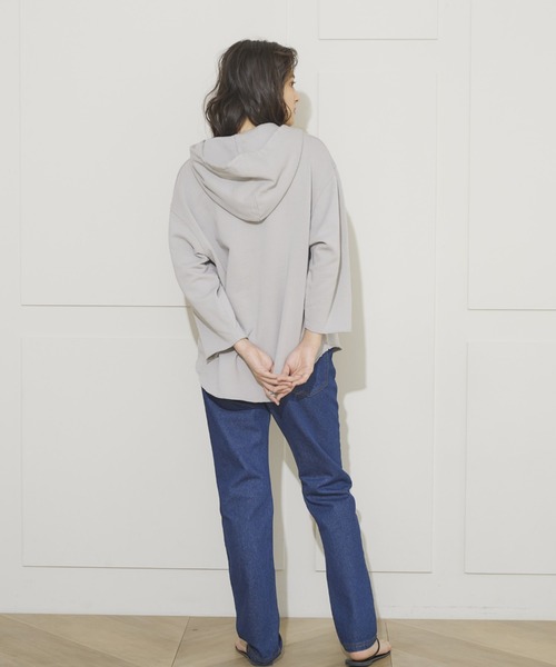 LIPSTAR（リップスター）の「11OZストレートフィットデニムパンツ（デニムパンツ・レディース・ネイビー/オフホワイト/ブルー・S/M/SS）」の22枚目の写真