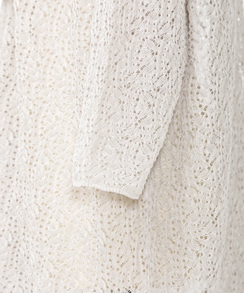 AS KNOW AS de base(アズノゥアズドゥバズ)の「やさしくポコポコカーディガン(カーディガン/ボレロ・レディース・ブラック/ホワイト/グレー/ブルー・FREE)」の14枚目の写真