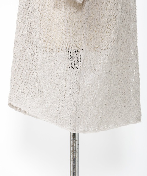 AS KNOW AS de base(アズノゥアズドゥバズ)の「やさしくポコポコカーディガン(カーディガン/ボレロ・レディース・ブラック/ホワイト/グレー/ブルー・FREE)」の15枚目の写真