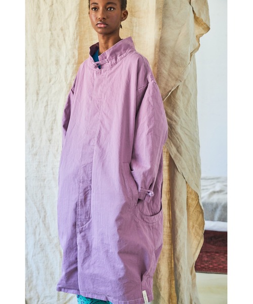 And A（アンドエー）の「AlexanderLeeChang アレキサンダーリーチャン / BIG LONG COAT オーバーサイズ ヘリンボーンビッグロングコート / AC032104（その他アウター・メンズ・ベージュ/パープル/チャコールグレー・2/3）」の13枚目の写真