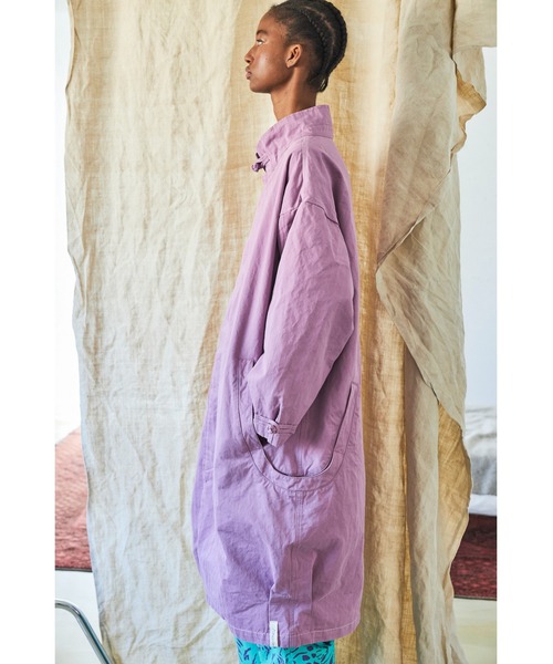 And A（アンドエー）の「AlexanderLeeChang アレキサンダーリーチャン / BIG LONG COAT オーバーサイズ ヘリンボーンビッグロングコート / AC032104（その他アウター・メンズ・ベージュ/パープル/チャコールグレー・2/3）」の14枚目の写真