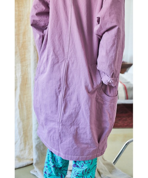 And A（アンドエー）の「AlexanderLeeChang アレキサンダーリーチャン / BIG LONG COAT オーバーサイズ ヘリンボーンビッグロングコート / AC032104（その他アウター・メンズ・ベージュ/パープル/チャコールグレー・2/3）」の15枚目の写真