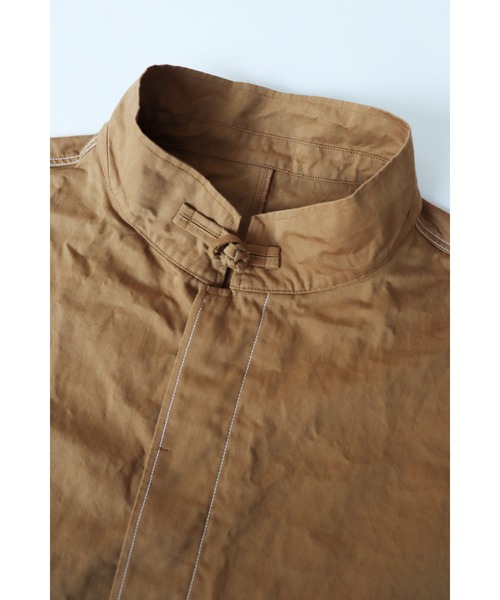 And A（アンドエー）の「AlexanderLeeChang アレキサンダーリーチャン / BIG LONG COAT オーバーサイズ ヘリンボーンビッグロングコート / AC032104（その他アウター・メンズ・ベージュ/パープル/チャコールグレー・2/3）」の19枚目の写真