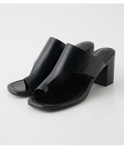 asymmetry heel sandal  サンダル