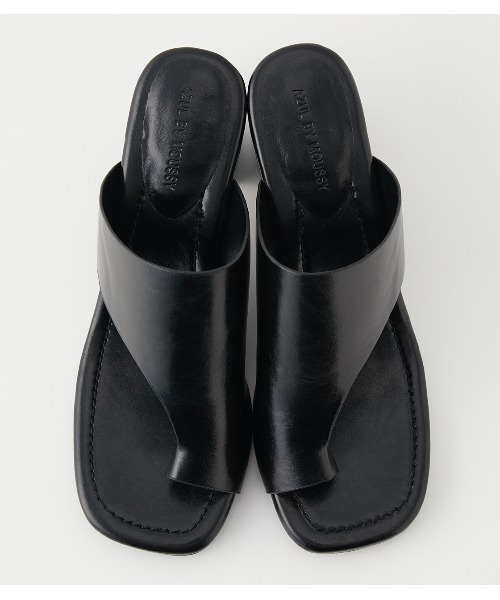 ASYMMETRY HEEL SANDALS/アシメトリーヒールサンダル（サンダル