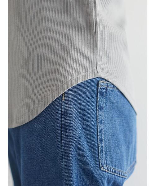 Green Parks(グリーンパークス)の「2WAY テレコタンクトップ*(タンクトップ・レディース・グレー/アイボリー/カーキ/ブラック・FREE)」の20枚目の写真