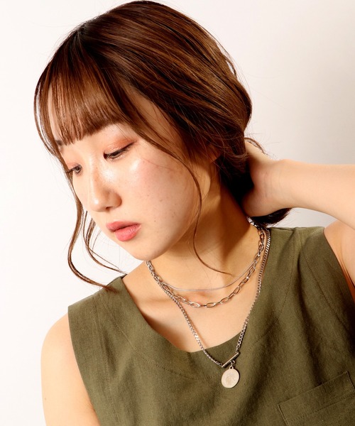 Ree&Mee（リーアンドミー）の「Ree＆Mee アンティーク 3連コイン ネックレス（ネックレス・メンズ・シルバー・FREE）」の13枚目の写真