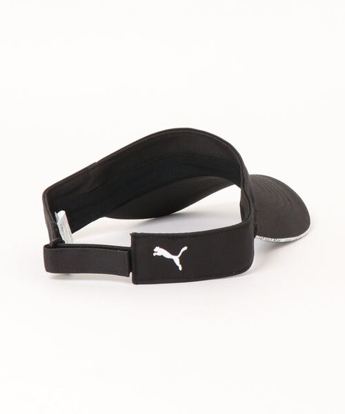 PUMA(プーマ)の「PUMA プーマ ゴルフ EGW ウィメンズ ツイルパッチバイザー(サンバイザー・レディース・ライトホワイト/ブラック・フリー)」の3枚目の写真