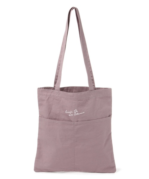 GLOBAL WORK（グローバルワーク）の「ベーシックロゴA4トート/955199（トートバッグ・レディース・パープル系その他2/オフホワイト/グレー/その他/ブラック/グリーン/ベージュ/ダークブラウン/ラベンダー・FREE）」の8枚目の写真