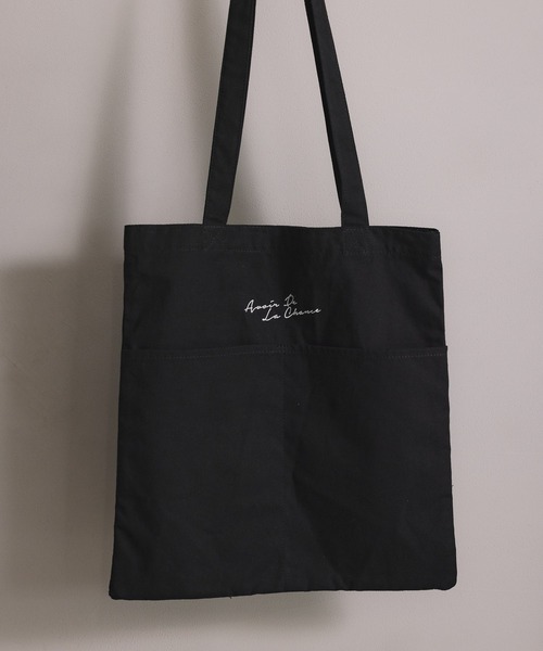 GLOBAL WORK（グローバルワーク）の「ベーシックロゴA4トート/955199（トートバッグ・レディース・パープル系その他2/オフホワイト/グレー/その他/ブラック/グリーン/ベージュ/ダークブラウン/ラベンダー・FREE）」の3枚目の写真