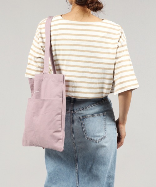 GLOBAL WORK（グローバルワーク）の「ベーシックロゴA4トート/955199（トートバッグ・レディース・パープル系その他2/オフホワイト/グレー/その他/ブラック/グリーン/ベージュ/ダークブラウン/ラベンダー・FREE）」の12枚目の写真