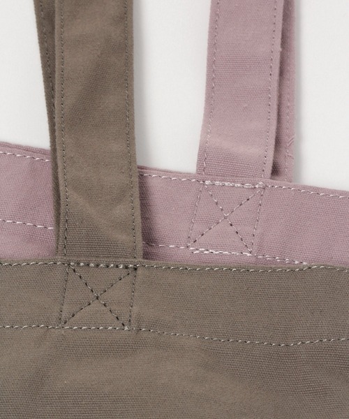 GLOBAL WORK（グローバルワーク）の「ベーシックロゴA4トート/955199（トートバッグ・レディース・パープル系その他2/オフホワイト/グレー/その他/ブラック/グリーン/ベージュ/ダークブラウン/ラベンダー・FREE）」の16枚目の写真