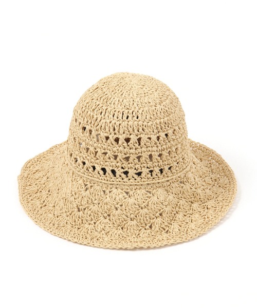 GLOBAL WORK(グローバルワーク)の「畳めるスカシアミハット/931369(ハット・レディース・ブラウン/ナチュラル・FREE)」の6枚目の写真