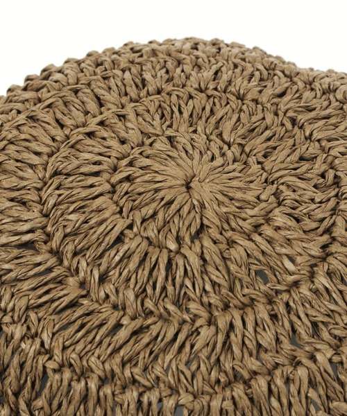 GLOBAL WORK(グローバルワーク)の「畳めるスカシアミハット/931369(ハット・レディース・ブラウン/ナチュラル・FREE)」の12枚目の写真