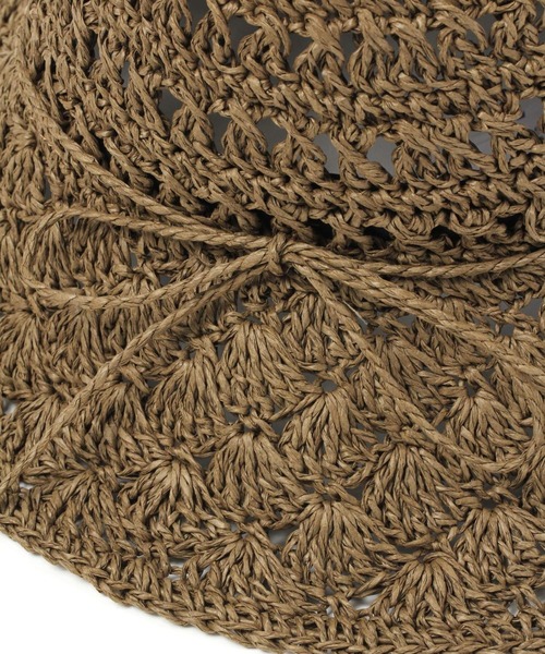 GLOBAL WORK(グローバルワーク)の「畳めるスカシアミハット/931369(ハット・レディース・ブラウン/ナチュラル・FREE)」の13枚目の写真