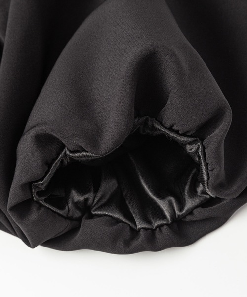 DearMyLove（ディアマイラブ）の「バルーン袖リボンリボンワンピース（ワンピース・レディース・ブラック/グレー・MEDIUM/LARGE）」の18枚目の写真