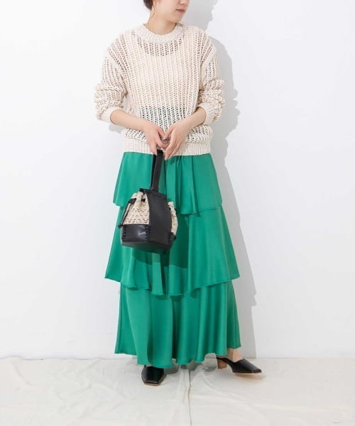 PROTCOL（プロトコル）の「PROTCOL　Hexagon Drawstring Bag（ハンドバッグ・レディース・ブラック系その他/グリーン系その他・FREE）」の4枚目の写真