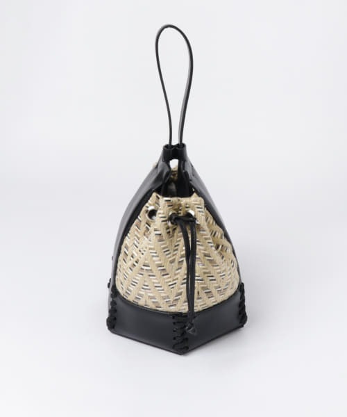 PROTCOL（プロトコル）の「PROTCOL　Hexagon Drawstring Bag（ハンドバッグ・レディース・ブラック系その他/グリーン系その他・FREE）」の12枚目の写真