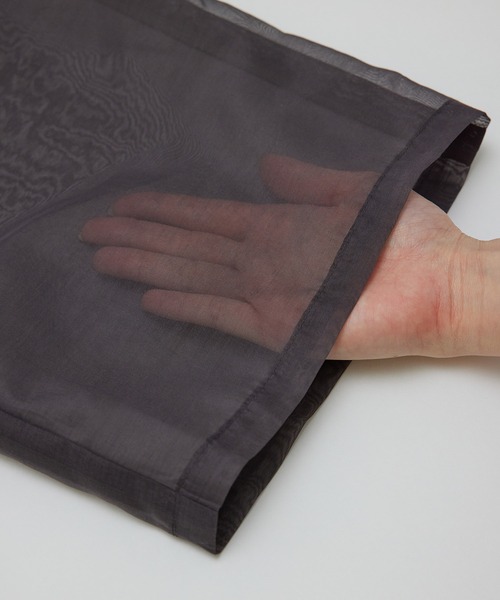 ROPE' PICNIC(ロペピクニック)の「【RENU再生ポリエステル】シアーパンツ(その他パンツ・レディース・チャコールグレー/ライトグリーン・38/40)」の14枚目の写真