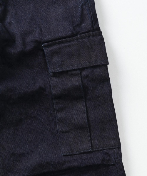 JAPAN BLUE JEANS(ジャパンブルージーンズ)の「モダンミリタリーアーミーカーゴ / 16.5oz アメリカ×オーストラリア綿セルヴィッチ(モンスター)(カーゴパンツ・メンズ・インディゴブルー・28inch/30inch)」の11枚目の写真