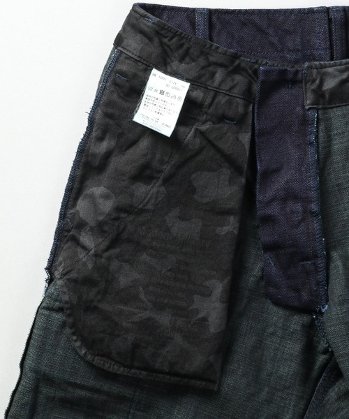 JAPAN BLUE JEANS(ジャパンブルージーンズ)の「モダンミリタリーアーミーカーゴ / 16.5oz アメリカ×オーストラリア綿セルヴィッチ(モンスター)(カーゴパンツ・メンズ・インディゴブルー・28inch/30inch)」の2枚目の写真