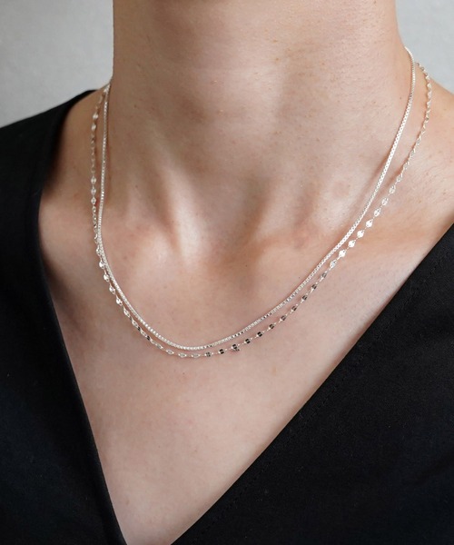 ISOLATION（アイソレーション）の「【ISOLATION / アイソレーション】silver925 Venetian Chain Necklace / ベネチアンチェーンネックレス（ネックレス・レディース・シルバー・FREE）」の6枚目の写真