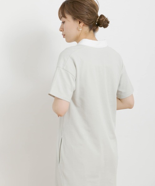 URBAN RESEARCH Sonny Label(アーバンリサーチサニーレーベル)の「カノコポロロングワンピース(ワンピース・レディース・ブラック/ネイビー/グレー・FREE)」の4枚目の写真