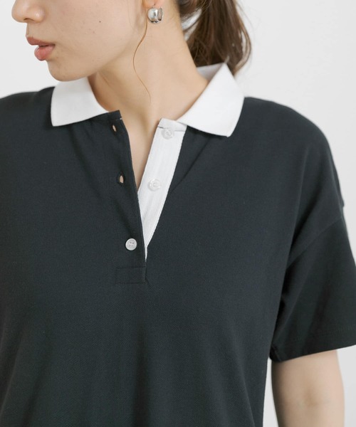 URBAN RESEARCH Sonny Label(アーバンリサーチサニーレーベル)の「カノコポロロングワンピース(ワンピース・レディース・ブラック/ネイビー/グレー・FREE)」の8枚目の写真