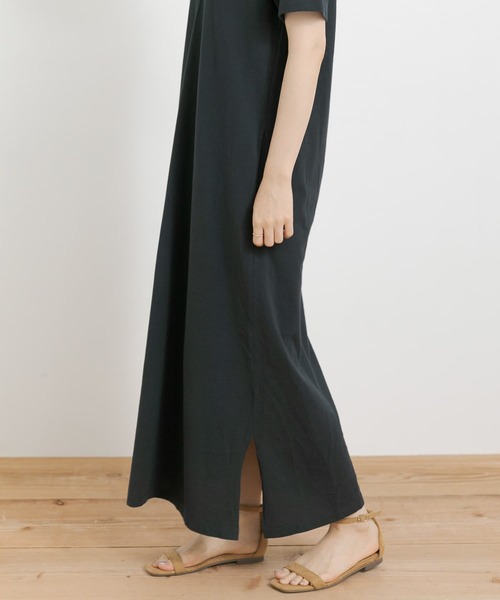 URBAN RESEARCH Sonny Label(アーバンリサーチサニーレーベル)の「カノコポロロングワンピース(ワンピース・レディース・ブラック/ネイビー/グレー・FREE)」の9枚目の写真