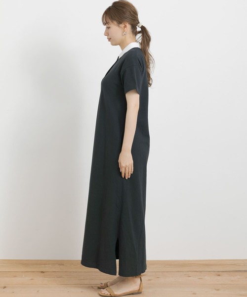 URBAN RESEARCH Sonny Label(アーバンリサーチサニーレーベル)の「カノコポロロングワンピース(ワンピース・レディース・ブラック/ネイビー/グレー・FREE)」の15枚目の写真
