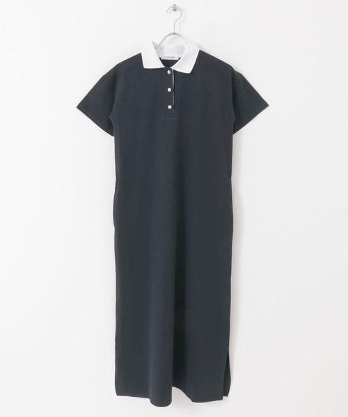 URBAN RESEARCH Sonny Label(アーバンリサーチサニーレーベル)の「カノコポロロングワンピース(ワンピース・レディース・ブラック/ネイビー/グレー・FREE)」の17枚目の写真