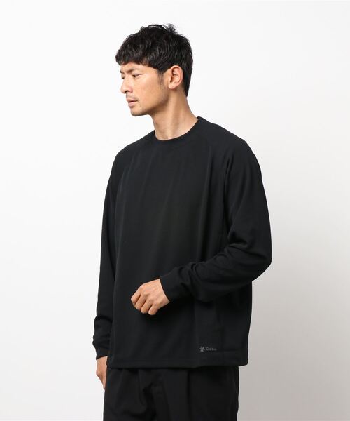 Sig FREAK'S STORE（シグフリークスストア）の「Goldwin/ゴールドウィン Re-Pose L/S T-Shirt/リポーズ ロングスリーブＴシャツ（Tシャツ/カットソー・メンズ・ホワイト/ブラック・MEDIUM/LARGE）」の2枚目の写真