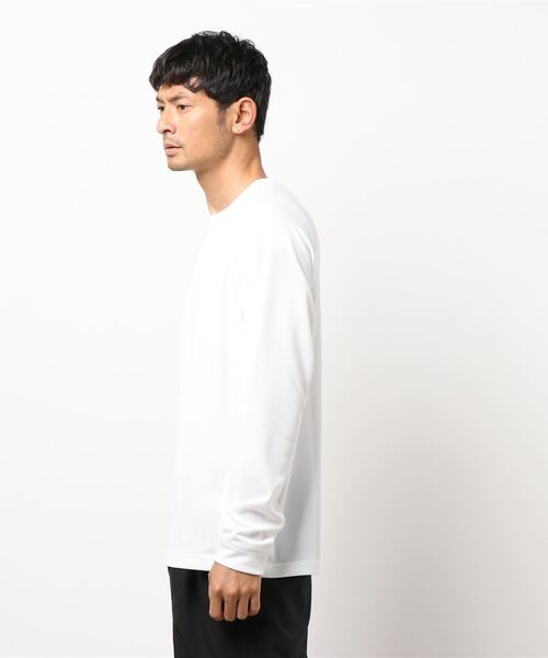 Sig FREAK'S STORE（シグフリークスストア）の「Goldwin/ゴールドウィン Re-Pose L/S T-Shirt/リポーズ ロングスリーブＴシャツ（Tシャツ/カットソー・メンズ・ホワイト/ブラック・MEDIUM/LARGE）」の3枚目の写真