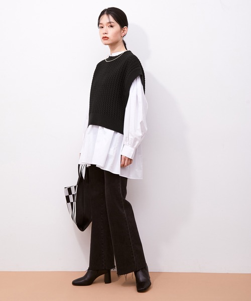 ADAM ET ROPE'（アダムエロペ）の「【ZOZO限定】ニットベスト