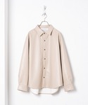 Alcindor Materials的「imitation relax shirts-leather-/イミテーションリラックスシャツ-レザー-（襯衫）」