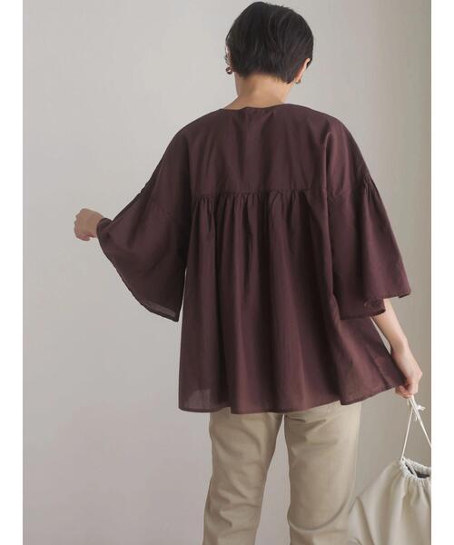 AMERICAN HOLIC(アメリカンホリック)の「ピンタックインドCottonブラウス(シャツ/ブラウス・レディース・ブラウン/オフホワイト/その他14・FREE)」の17枚目の写真