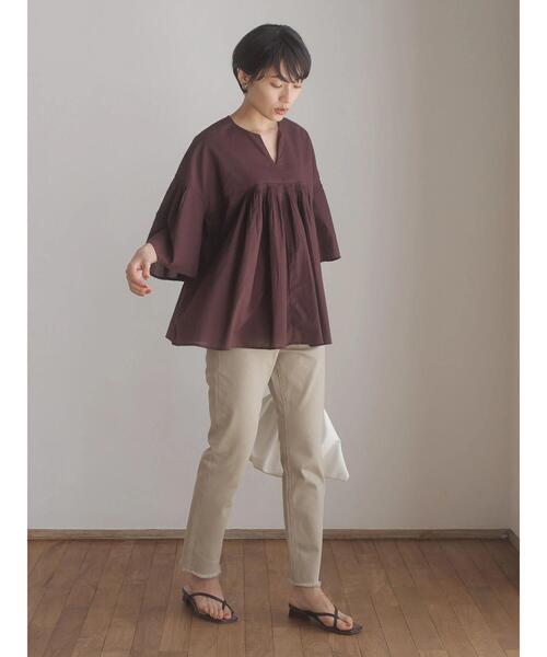 AMERICAN HOLIC(アメリカンホリック)の「ピンタックインドCottonブラウス(シャツ/ブラウス・レディース・ブラウン/オフホワイト/その他14・FREE)」の15枚目の写真