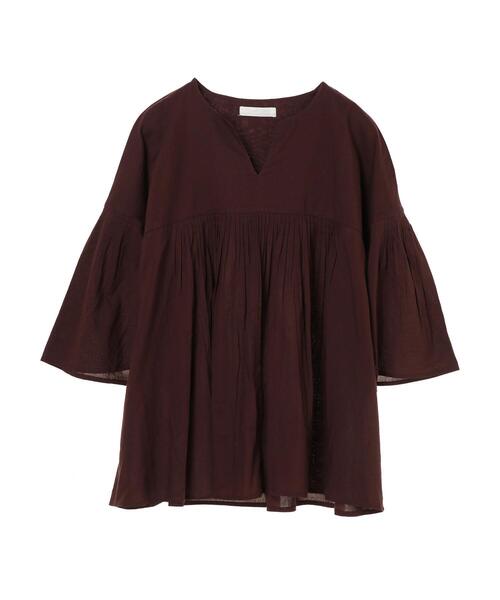 AMERICAN HOLIC(アメリカンホリック)の「ピンタックインドCottonブラウス(シャツ/ブラウス・レディース・ブラウン/オフホワイト/その他14・FREE)」の8枚目の写真