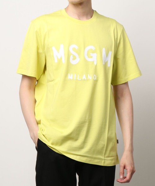 MSGM/エムエスジーエム/筆文字Tシャツ/Gel Logo T-Shirts