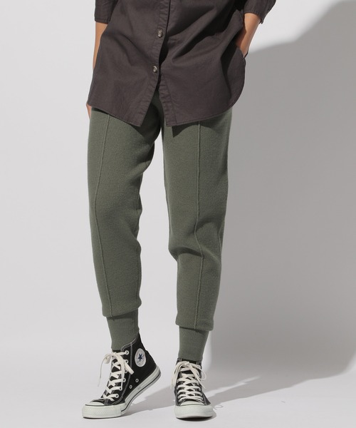 BAYFLOW(ベイフロー)の「ハニカムジョガーパンツ(その他パンツ・レディース・ブラック/オリーブ・SMALL/MEDIUM)」の1枚目の写真